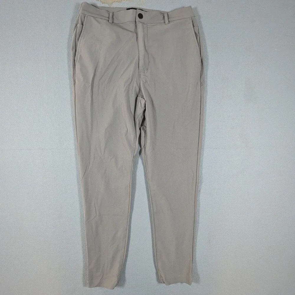 Cuts AO Jogger Pants Mens Large Grey Technical Business Casual Trousers